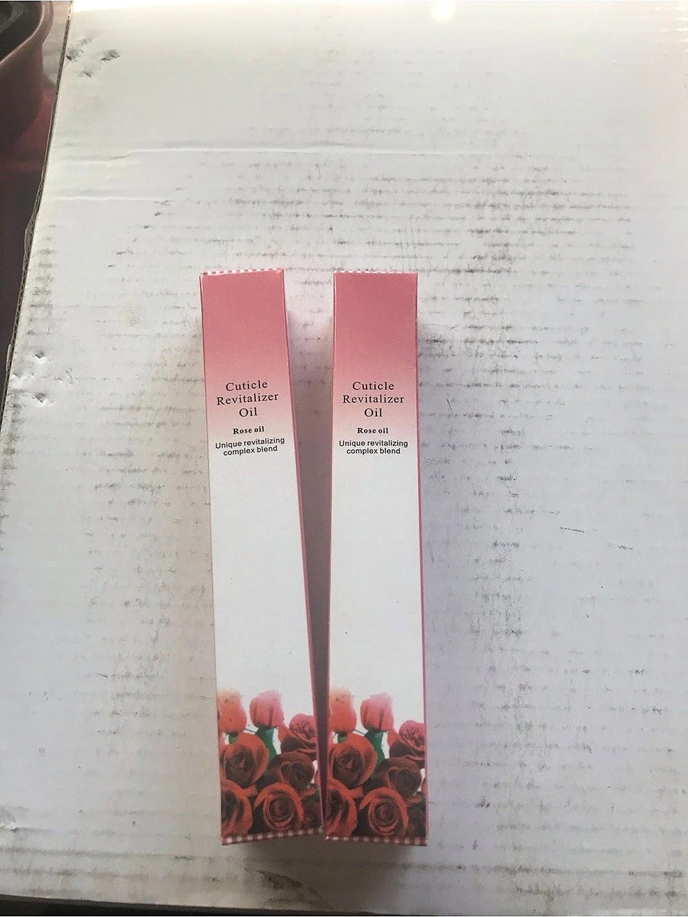 Cuticle Revitalizer Oil Pen - Rose Oil Set Pink & Red Floral (2)